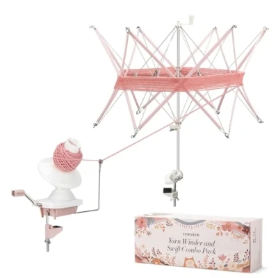 Image of INMAKER Yarn Winder and Swift, Swift Ball Combo, with for Crocheting