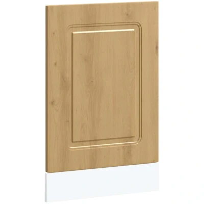 Image of vidaXL Dishwasher Panel Kalmar Artisan Oak 45x1.5x67 cm Engineered Wood