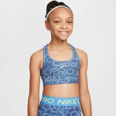 Image of Nike Performance bra Sports for kids, Size: 13 15y, Blue beyond/midnight navy/light lemon twist/white