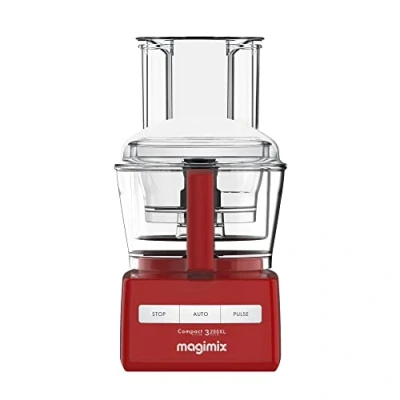 Image of Magimix 3200XL Food Processor 2.6L BPA Free Bowl Quiet &amp; Powerful Motor Multifunctional 6 in 1 Solution Red 18374
