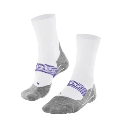 Image of FALKE Women&#039;s RU4 Endurance Cool W SO Functional Yarn Anti Blister 1 Pair Running Socks, White (White 2008) new eco friendly, 2.5 3.5