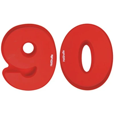 Image of HotShuffle Large Silicone Number 90 Cake Tin Mould 90th Birthday Wedding Anniversary 9 0