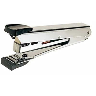 Image of Rapid TEN12 Mini Stapler, 10 Sheet Capacity, Staples Included, Compact Design, Metal, Silver/Black, 20710112