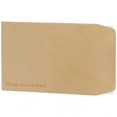 Image of Q Connect Envelope 267 x 216 mm Board Back Peel and Seal 115 gsm Manilla (Pack of 125)