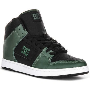 Image of DC Shoes Manteca 4 HI Skate shoes, Size: 7, Bf black forest green Leather