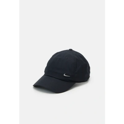 Image of Nike Sportswear CLUB Unisex Cap Black/metallic silvercoloured, Size: S/M, silver coloured