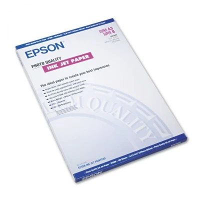 Image of Epson A3+ Photo Quality Inkjet Paper 100 Sheets White