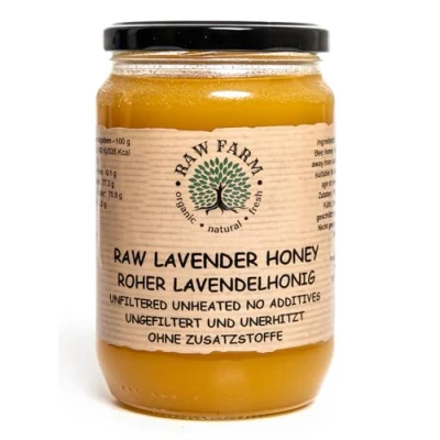 Image of 900 g Pure RAW Lavender Honey Unfiltered, Unheated, Unpasteurized, Single source, Straight from FARM own bee hives. (900, Lavender)