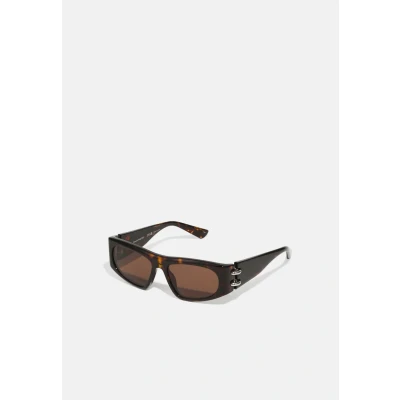 Image of Alexander Mcqueen Unisex Sunglasses, Size: 53, Havana/brown