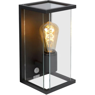 Image of Claire Vintage Wall Lantern Light Outdoor 1xE27 IP54 Anthracite