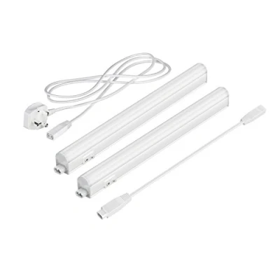 Image of Parlat LED Under Cabinet luminaires Rigel, Each 31.3cm, 40cm Cable, 445lm, White, Set of 2, BS