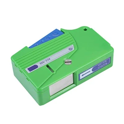 Image of Tosuny Fiber Optic Cleaner Box Cassette Tape Optical Connector for FC/SC/LC/MU/ D4/ DIN Connectors (500+ Cleaning Wipes)