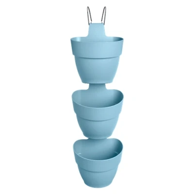 Image of Elho Vibia Campana Vertical Forest Set/3 Vintage Blue