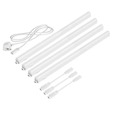 Image of Parlat LED Under Cabinet luminaires Rigel, 57.3cm Each, 880lm White, Set of 4, BS