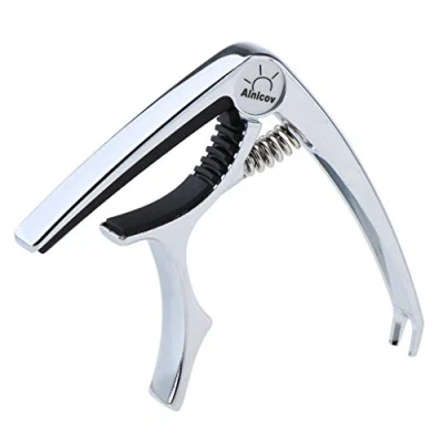 Image of Alnicov Guitar Capo Clip Tuning Clamp Trigger with Peg Puller Tool for Acoustic and Electric Guitars Bass Ukulele Accessories (3 Colours Available)