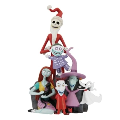 Image of Enesco Disney Showcase The Nightmare Before Christmas Character Pyramid Figurine, 9 Inch, Multicolor