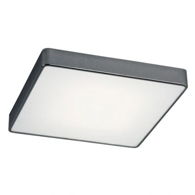 Image of Ontario Flush Ceiling Light Dark Grey Structure 35cm