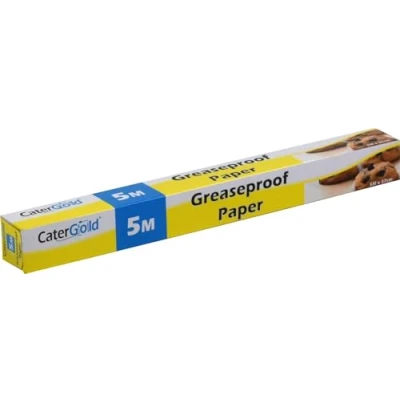 Image of Catering Non Stick Greaseproof Paper Roll (5M x 37cm)