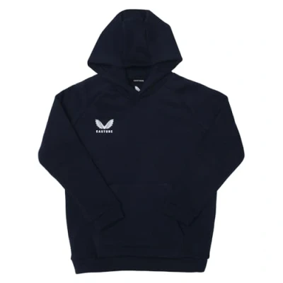 Image of Castore Boys Brush Back Overhead Hoodie Navy 7 8 Years