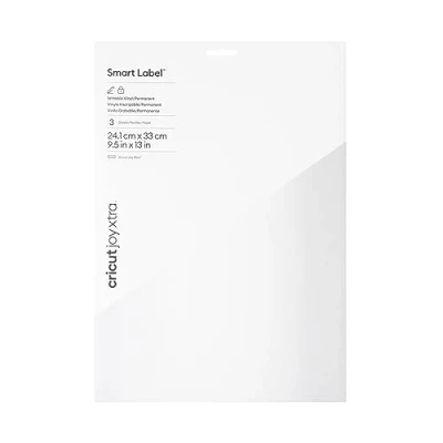 Image of Cricut Joy Xtra™ Smart Vinyl™ Writable Vinyl Permanent (3 ct), White