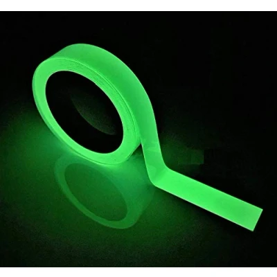 Image of GTIWUNG Green Light Luminous Tape Sticker Removable Waterproof, Glow in The Dark Self Adhesive Tape, Photoluminescent, Durable and Wearable, 32.8 ft x 0.4 inch (10m 1cm)
