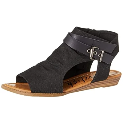 Image of Blowfish Malibu Women&#039;s Balla4Earth Sandal, Blacksands Recycle, 6.5 UK