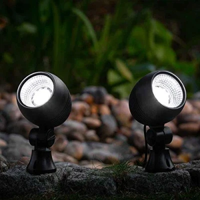 Image of SolarCentre® Globe Outdoor Solar Powered Garden Spotlights (Set of 2)