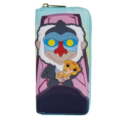 Image of loungefly Lion King, The One Size, Pride Rock Zipper Wallet, Taille Unique, Zip Wallet
