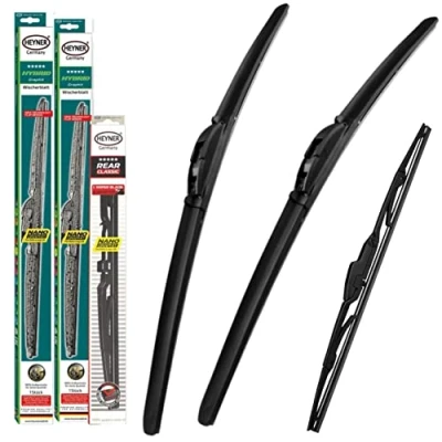 Image of Heyner Wiper Blades Fits: VW Transporter T4 Full Set Hybrid Wipers HH2121H16HRC
