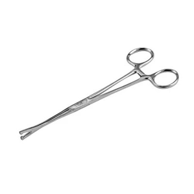 Image of BEAUTY PLUS Triangle Ear Nose Body Piercing Holders Trio Forceps with or Without Slots 15cm 18cm Profession Clamps… (18cm slotted)
