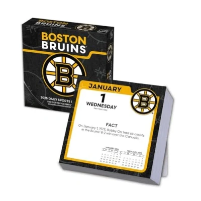 Image of Turner Sports Boston Bruins 2025 Box Calendar (25998053082)