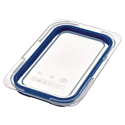 Image of Araven ABS (BPA Free) Blue Lid GN 1/4