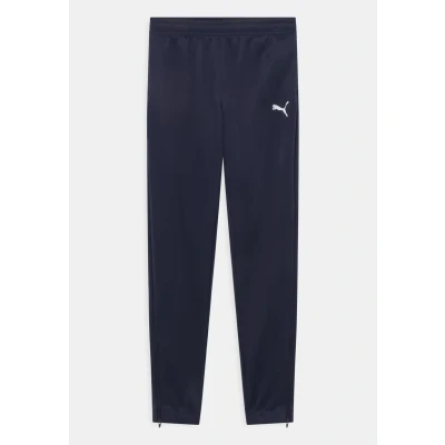Image of Puma Teamrise POLY Training Unisex Tracksuit bottoms for kids, Size: 5 6y, Peacoat/puma white
