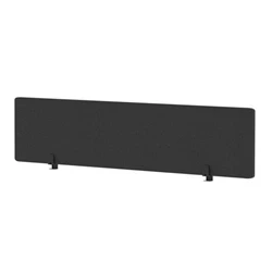 Image of Air Desktop Screen 1800x400mm Charcoal Fabric