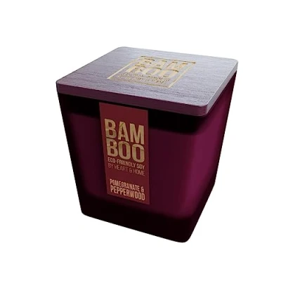 Image of Bamboo Large Candle (Pomegranate and Pepperwood)