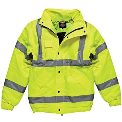 Image of Dickies High Visibility Bomber Jacket EN471 EN343 (SA22050) SIZE XL (48 50&#039;&#039; CHEST)
