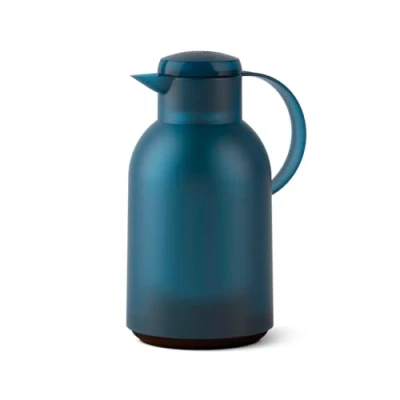 Image of Emsa N4012000 Vacuum jug, Plastic Glass, Translucent Blue/Grey