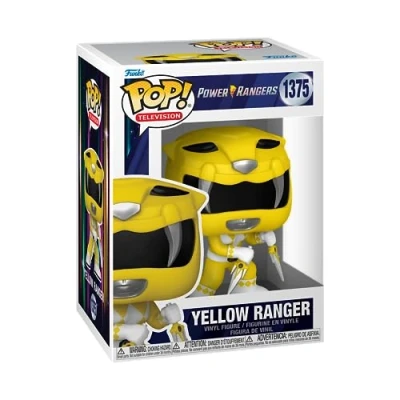 Image of Funko POP! TV: Mighty Morphin Power Rangers 30th Yellow Ranger TV Collectable Vinyl Figure Gift Idea Official Merchandise Toys for Kids &amp; Adults Fans