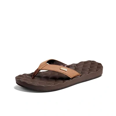 Image of Reef Womens Dreams Flip Flop, Brown/Brown, 6 UK (38.5 EU)