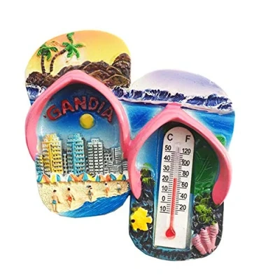 Image of 3D Gandia Valencia Spain Fridge Magnet Travel Souvenir Gift Home Kitchen Refrigerator Decoration Magnetic Sticker Craft Collection