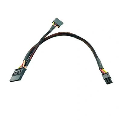 Image of iHaospace 6Pin to Splitter 15Pin SATA Power Cable for DELL 3650 3653 3655 Desktop Computer HDD SSD Supply Expansion