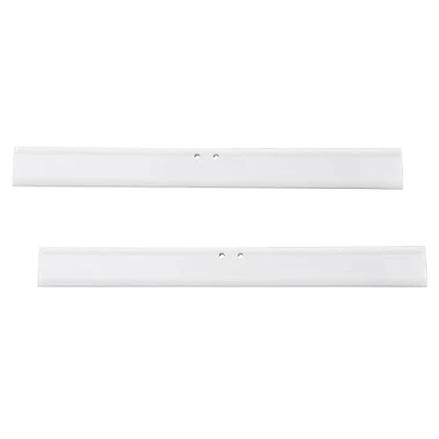 Image of Rubber Lip 25 cm White Puller for Shower Squeegee Replacement Silicone Pack of 2