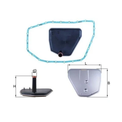 Image of MAHLE Transmissionfilter HX235D