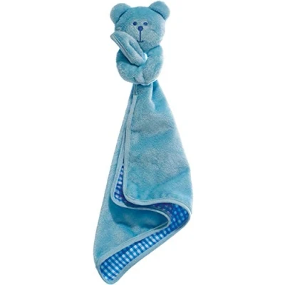Image of Karlie Plush Bear Puppy Snooze Blanket Squeeker Toy