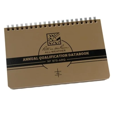 Image of Rite in the Rain Weatherproof Marine Qualification Reference Book, 7&quot; x 4.625&quot;, Green Cover (No. 973 ARQ)