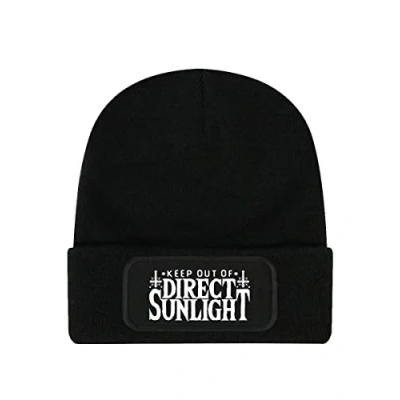 Image of Grindstore Keep Out of Direct Sunlight Beanie Black