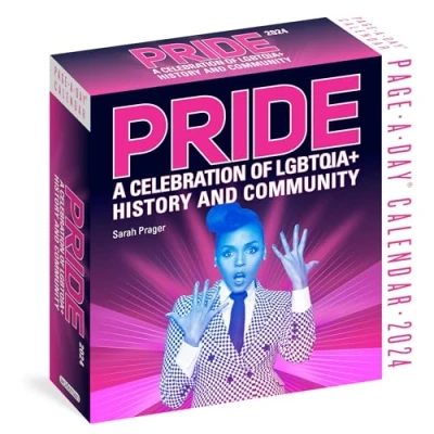 Image of Pride Page A Day Calendar 2024: Celebration of LGBTQIA+ History and Community