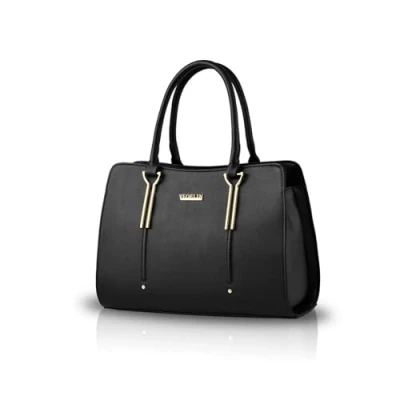 Image of NICOLE&amp;DORIS Ladies Handbags for Women PU Leather Shoulder Bag Fashion Cross Body Bags Purse Tote Black