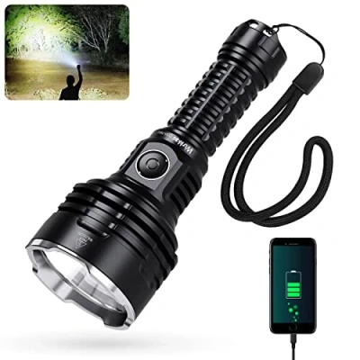 Image of Wurkkos TS30S PRO Torches LED Super Bright, Rechargeable Torch 6000 Lumens SBT90.2 LED, Tactical Flashlight with Anduril 2.0 UI, IP68 Waterproof，1086M Range for Camping Hiking Emergency