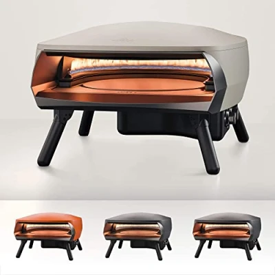 Image of Witt 80650024 Rotante 16 Inches Pizza Oven with Rotating turntable Stone